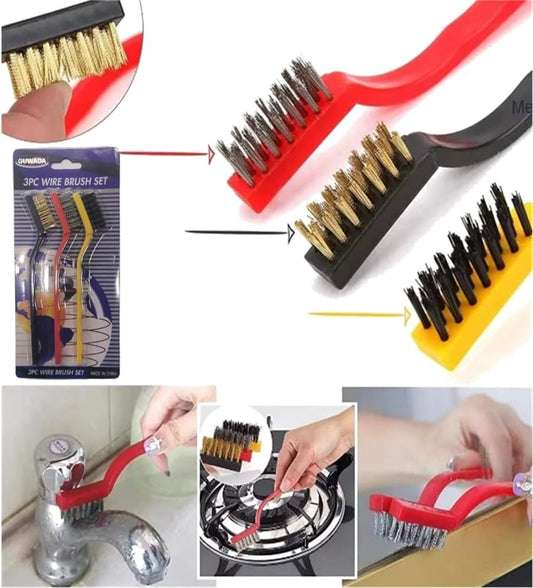 Cleaning Brush Home Kitchen Clean Wire Brush for Gas Stove Smoke Machine, Gap Cleaning Brush, Hard Bristle Crevice Cleaner Brush, Crevice Cleaning Tool, Wire Clean Brush Set,