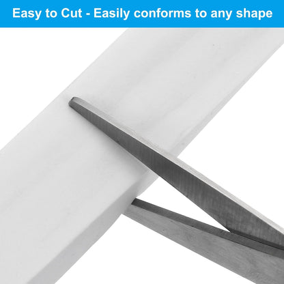 PATIKIL Weather Stripping Door Seal Strip, 3/8 Inch x 1/4 Inch x 32 Ft Self Adhesive Soundproof High Density Foam Tape Insulation for Door Window Air Conditioning, White - Colors A