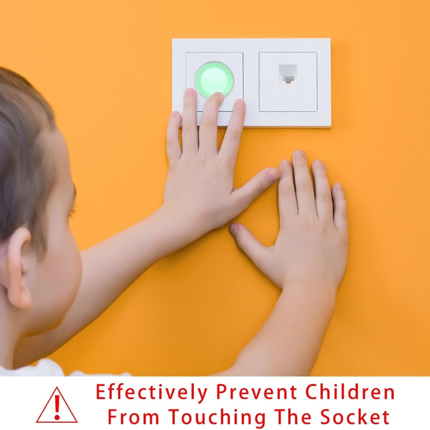 Pure Blue Color Outlet Covers Baby Proofing - Plug Covers for Electrical Outlets, Child Proof Socket Covers, Baby Safety Products for Home, Office