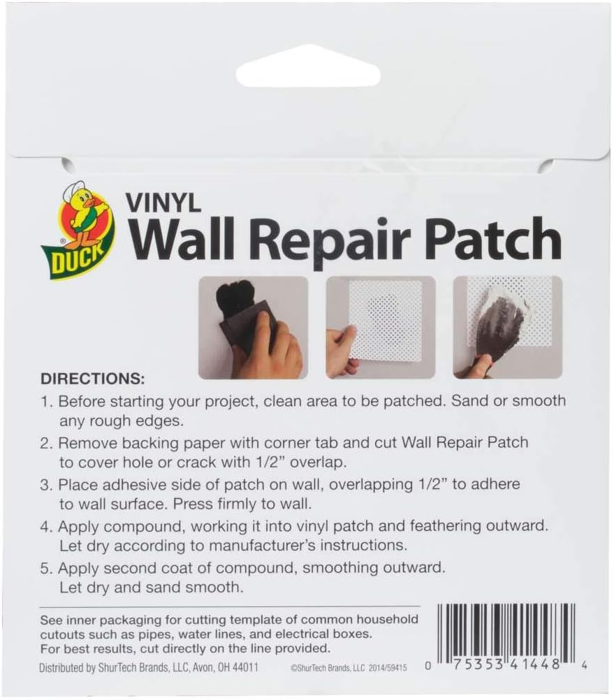 5"x5" PVC Wall Patch # 284711