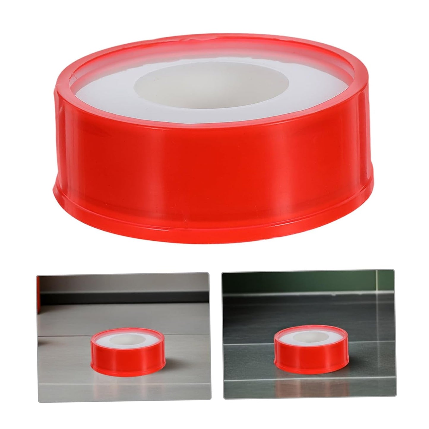 OSALADI 10 Rolls PTFE Plumbers Thread Tape 20m X 15mm Thickened Waterproof Pipe Leak Sealing Tape for Kitchen Bathroom Plumbing Leak Repair