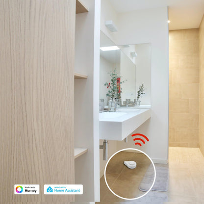 THIRDREALITY Zigbee Water Leak Sensor WL2 with Dripping & Leaking Detection, App Notifications, Zigbee Hub Needed, 3-Year Battery Life, No Battery & Srien, Support Home Assistant, SmartThings, Homey