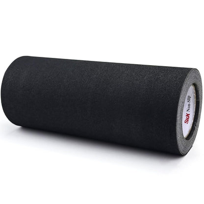S&X Premium Outdoor Anti-Slip Tape - 4" x 60' Black Non-Slip Traction for Stairs, Ramps, Walkways, Boats, Weatherproof, High Traction, Long-Lasting Safety Solution