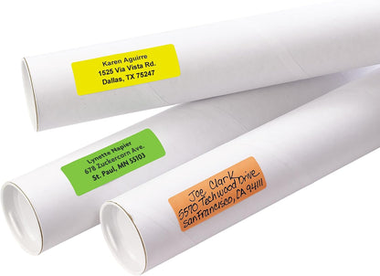 Avery Removable Print or Write Color Coding Labels, 1 x 3 Inches, 200 Labels (5481)