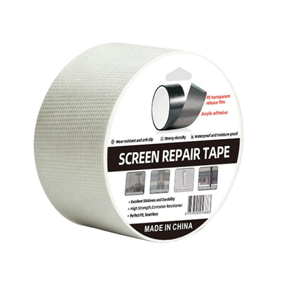 Window Screen Repair Kit, Screen Mesh Repair Kit, Screens Patch Tape | Self Adhesive Flexible Mesh Design, Screen Repair Tape, for Patio Porch RV Balcony Tent Camper Apartment