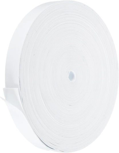 PATIKIL Weather Stripping Door Seal Strip, 3/8 Inch x 1/4 Inch x 32 Ft Self Adhesive Soundproof High Density Foam Tape Insulation for Door Window Air Conditioning, White - Colors A