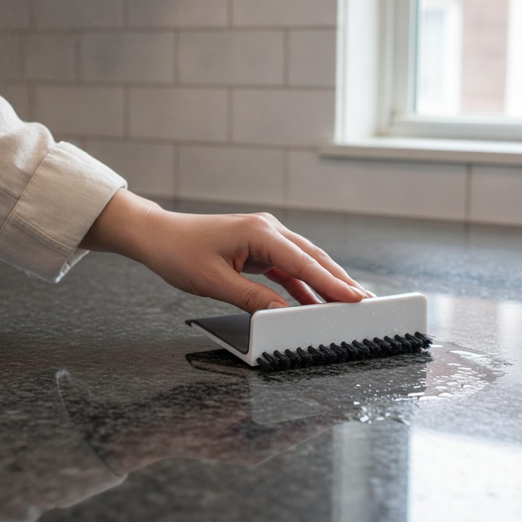 Sink Squeegee Cleaner Countertop Brush Wiper Vegetable Cleaning Brush Wiper Home Kitchen Tool Accessories Kitchen Utensils