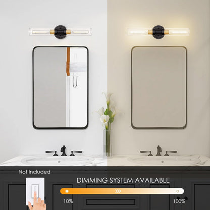 SANTOSTOCK Gold Battery Operated Wall Sconce Set of 2, 12000mAh Rechargeable Wall Lights with Remote Control, Wireless Dimmable Wall Lamps for Bedroom Living Room Bathroom Hallway Stairwell