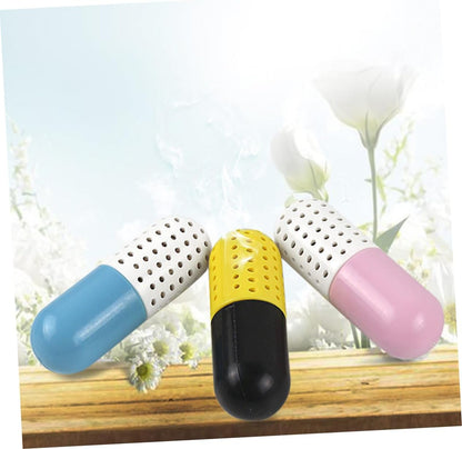 NOLITOY 3pcs Odor Eliminating Sweat Drying Agent Capsules for Sneakers Sports Shoes Leather Footwear Cute Freshening for Closets