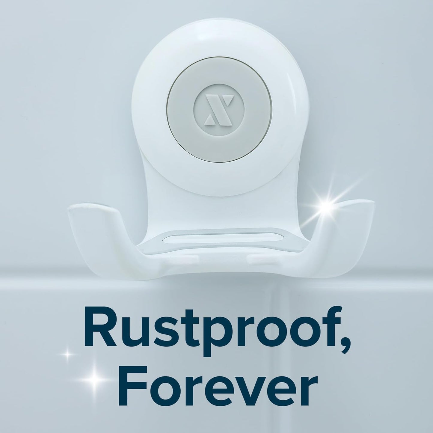 SlipX Solutions On The Dot Power Lock Suction Cup Hook, Razor Holder & Phone Cradle (Perfect for Shower & Mirror, Holds 11 lbs), No-Drilling, No Tools, Rust-Proof, Waterproof, Removeable
