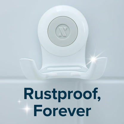 SlipX Solutions On The Dot Power Lock Suction Cup Hook, Razor Holder & Phone Cradle (Perfect for Shower & Mirror, Holds 11 lbs), No-Drilling, No Tools, Rust-Proof, Waterproof, Removeable