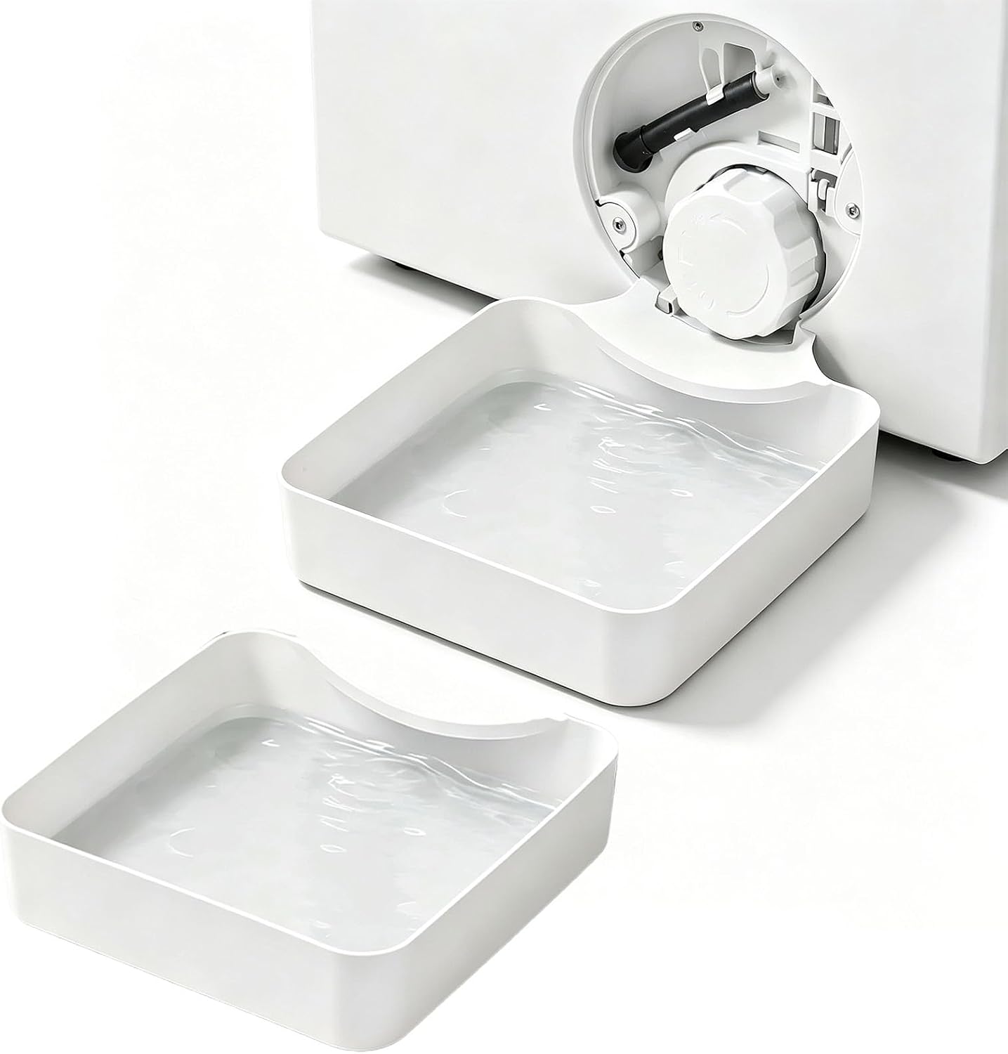 Universal Front-Load Washing Machine Drain Pan, Leak-Proof Washing Machine Drain Tray - Universal Low Profile, Catches Drips & Overflows - Keeps Laundry Floors Dry (1pc)