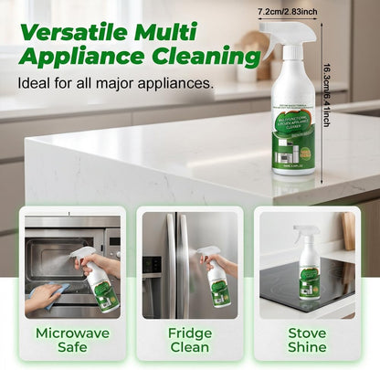 Kitchen Cleaner Spray, Heavy Duty Oil Stain Remover, Multi-Purpose Household Cleaner for Cooktop, Oven, Stove, Range Hood, Fast Grease Cleaning, 100ml/3.38 Fl.Oz (1)