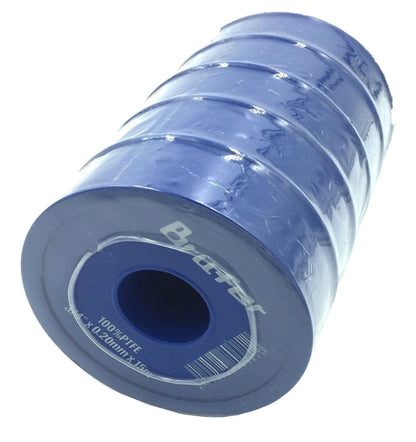BRUFER PTFE Plumbers Plumbing Thread Seal Tape (3/4" - 5 Pack)