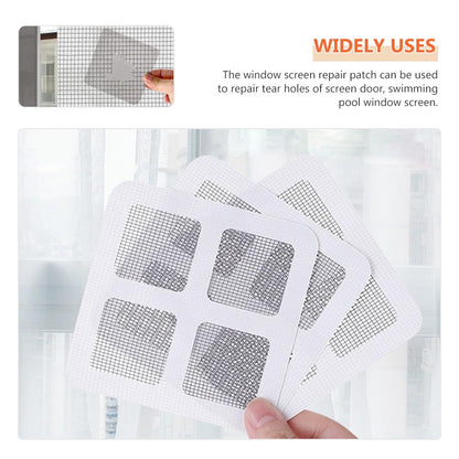 Waterproof Window Screen Repair Patch Tape Strong Adhesive Mesh Screen Repair Patches for Tear Holes