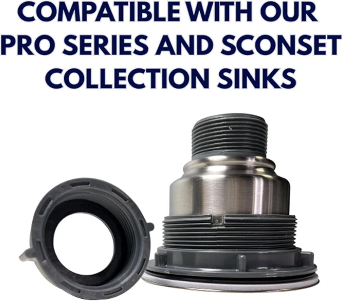 Premium Kitchen Sink Strainer Assembly – Removable Deep Basket, Sealing Lid & Plug, Corrosion-Resistant Stainless Steel, with cUPC Certified