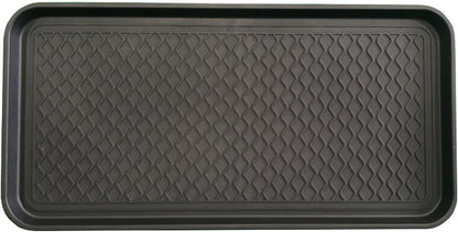 Rubber Boot Tray for Entryway,Boot Mat,Shoe Tray,Shoe Mat for Indoor and Outdoor Use (Soft Silicone Rubber, 29.5X14.9 inch)