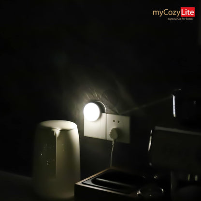 Motion Sensor Night Light, 2 Pack Motion Activated Night Light Plug in, Automatic ON OFF, 3200K Warm Hue, LED Nightlights Plug into Wall, for Bathroom, Kitchen, Bedroom, Kids room, Hallway, Stairway