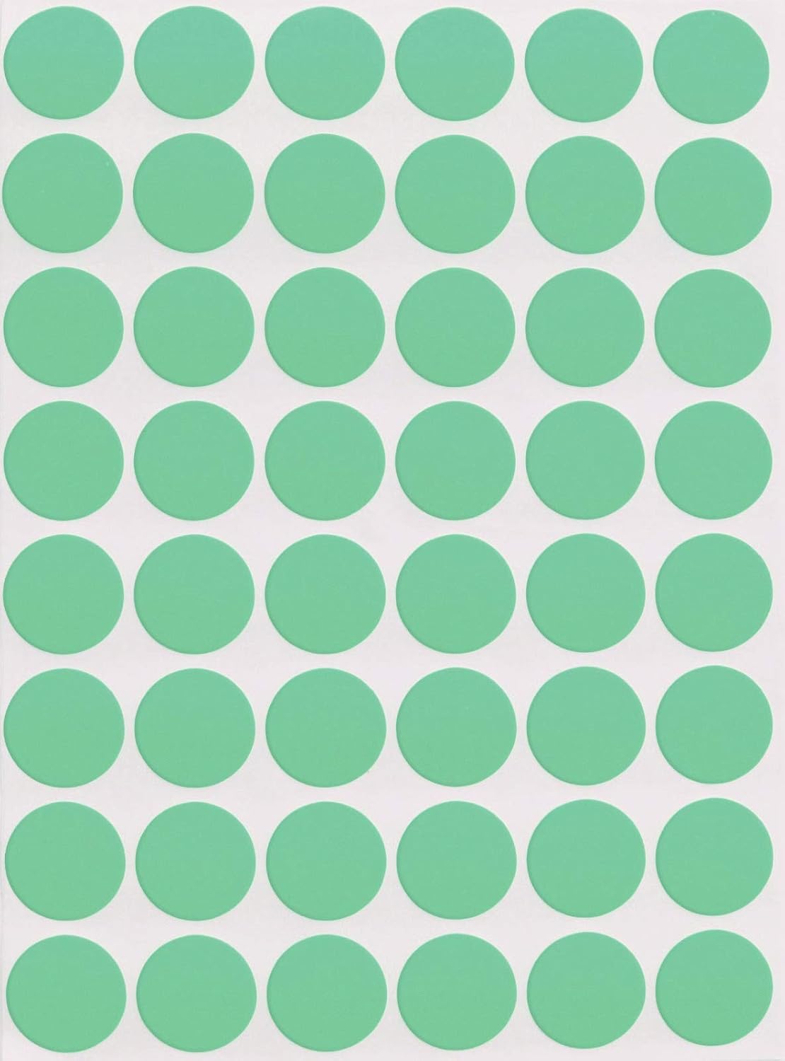 Royal Green Dot Sticker 11/16" Inch (17mm) Colored Labels in Purple - 2400 Pack - Colors A