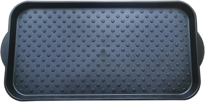 Rubber Boot Tray for Entryway,Boot Mat,Shoe Tray,Shoe Mat for Indoor and Outdoor Use (Soft Silicone Rubber, 29.5X14.9 inch)
