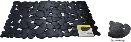 HAWK Heavy Duty Rubber Scraper Mat | Size 18" x 30" (45 x 75 cm) | 9mm Thickness | Anti Slip | Anti Fatigue | Great For Cleaning Boots & Shoes