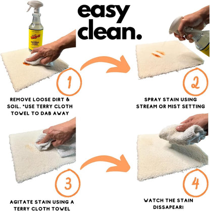 Whip It Cleaner Concentrate, Multi Purpose Stain Remover, Plant Based Enzyme Cleaner, Cleaning Food, Grease, Coffee, Wine, Baby Stains, Over 500 uses, Made in the USA, 1 Gallon,128-ounce