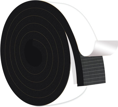 Upgraded Strong Adhesive Foam Weather Stripping Door Seal Insulation Tape for Insulating Door,Window, Air Conditioner Noise-Reduction Self Adhesive Sealing Weatherstrip (1 in x 1/2 in x 10 Ft) - Colors B