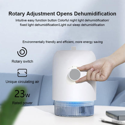 Dehumidifier for Home (300 Sq.Ft), Small Dehumidifiers with Auto Shut Off, Ideal for Closet Bedroom Bathroom RV T1-WHITE Upgrade