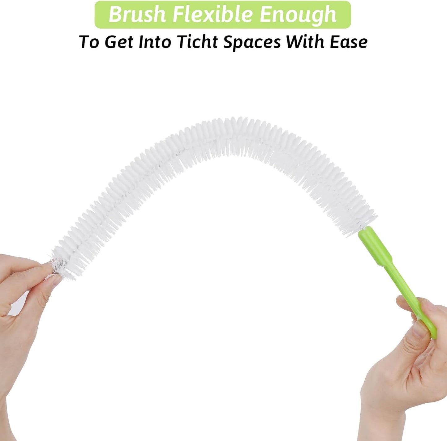 Sewer Drain Brush, Drain Clog Remover, 22.83inch Flexible Long Pipe Snake Hair Clogs Catcher Cleaner Tool for Toilet, Kitchen Sink, Sewer Drain, Bathroom Tub