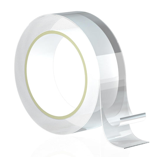 Heavy Duty Double Sided Nano Tape, 120" Removable & Resuable No Residue Nano Tape for Picture Hanging, Indoor Decor, Mirrors & Home Organization, Room Decoration
