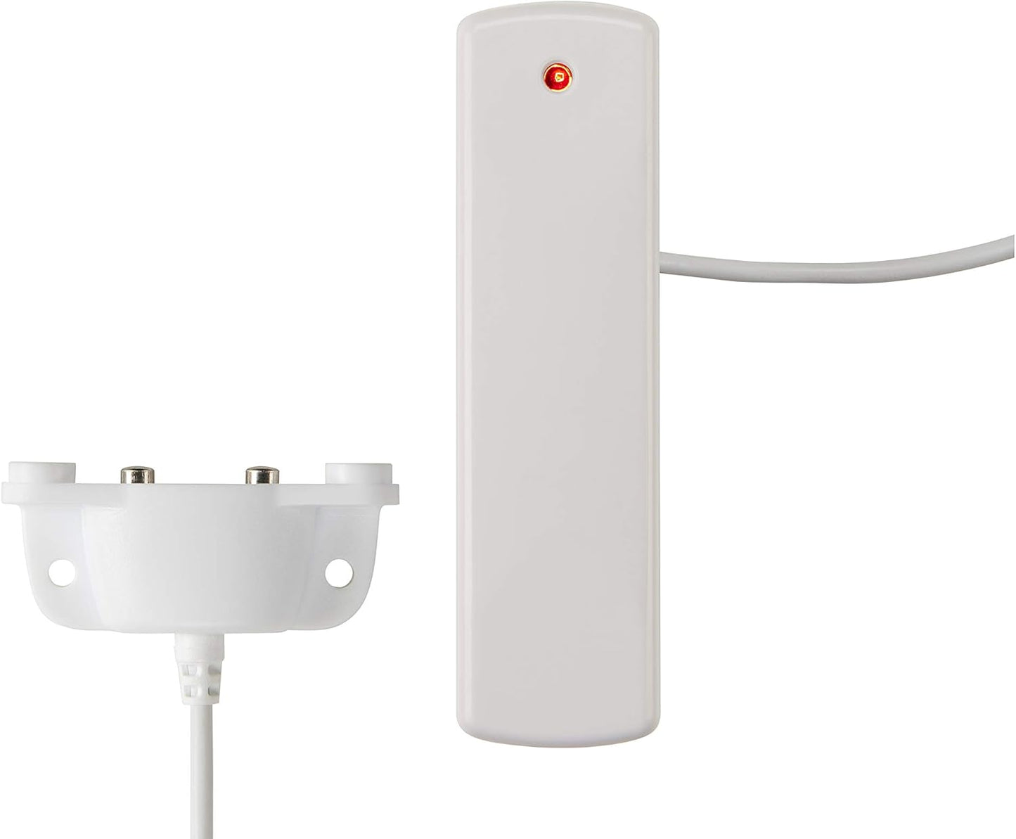 Ecolink FLF-ZWAVE5-ECO Z-Wave Plus Flood/Freeze Sensor, White, Smart Home | White Z-Wave Plus sensor detects flood/freeze conditions; verify hub compatibility, placement and automation setup needs.