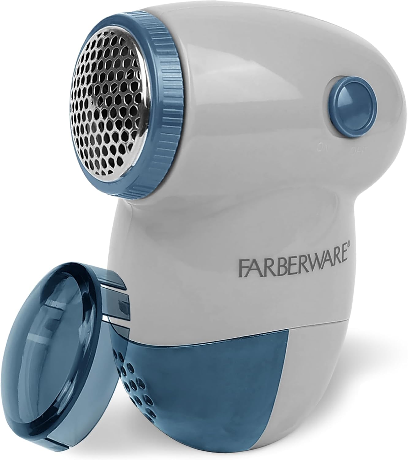 Farberware Fabric Shaver & Lint Remover for Clothes – Battery Operated Lint Shaver with Triple Blades, Sweater Shaver to Remove Pilling for Clothing, Couch, Furniture, Fuzz, Lint Balls