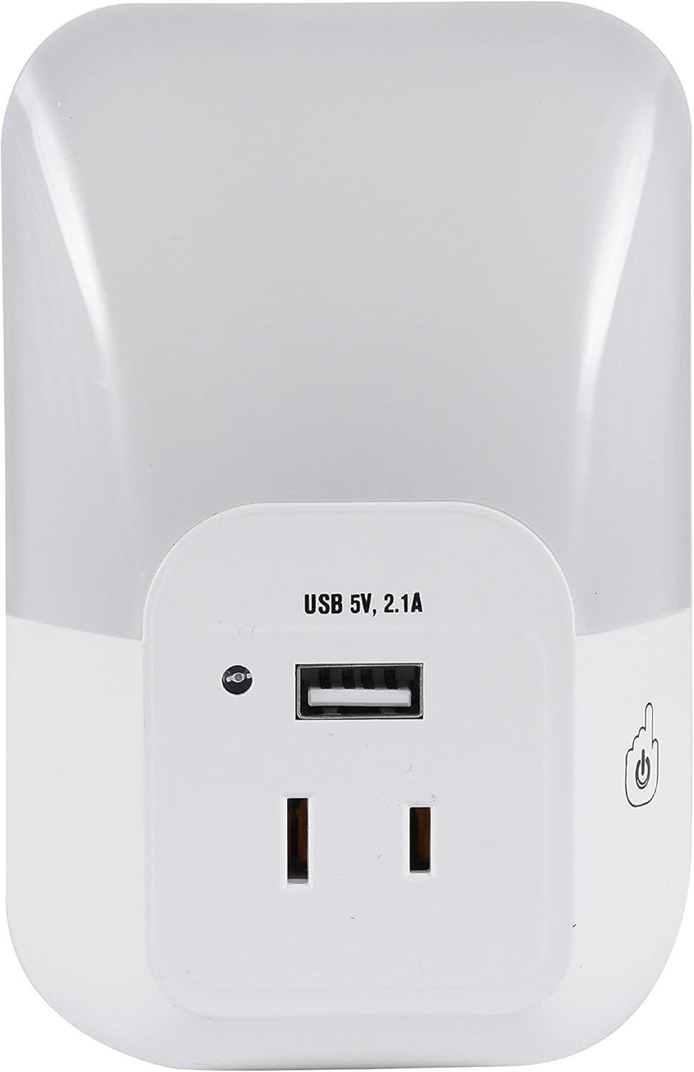 LEDVANCE Sylvania LED Mini Automatic Plug-in Night Light with Sensor, Motion Activated, Dusk to Dawn, Warm White, Plug-in Type - 1 Pack (64988)