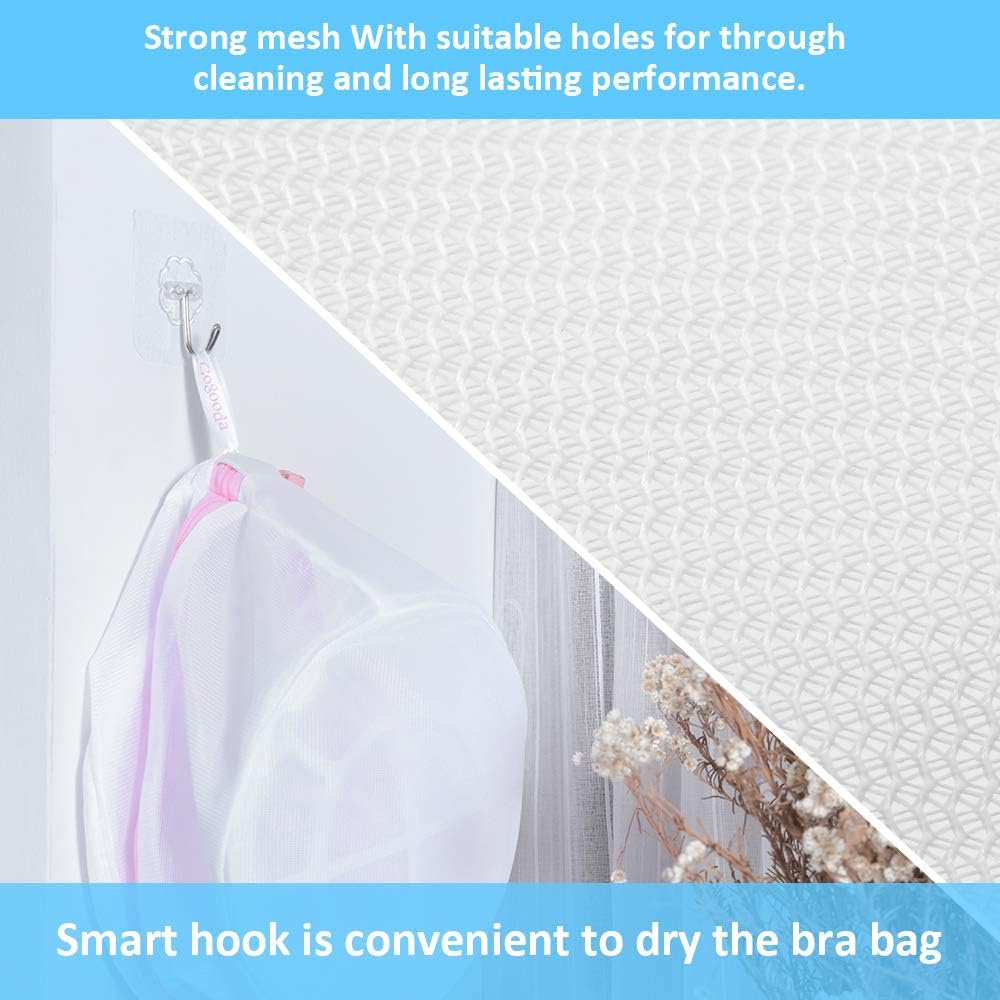 GOGOODA Mesh Laundry Bags for Delicates Durable Protective Wash Bags | Travel Storage Bags for Intimates Lingerie, 3PCS（3XXL）