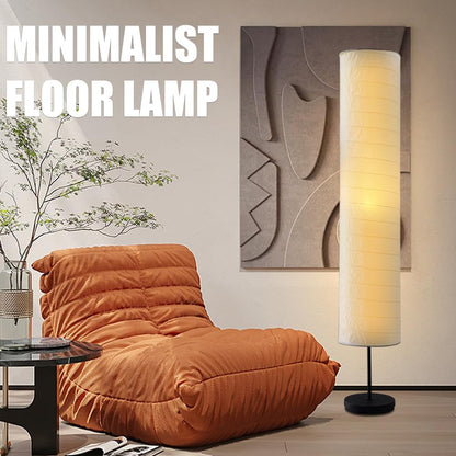 Paper Floor Lamp, Floor Lamps, Paper Standing Lamp, Room Decoration Festival Lantern Light for Bedroom Dresser Living Kids Room Dorm Coffee (White, 46inch)
