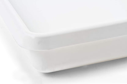 Camco Washing Machine Drain Pan - Features a Durable Plastic Construction, 1-inch/1.5-inch PVC Drain Fitting, and Measures 30-inches (L) x 32-inches (W) x 2 ½-inches (H) (OD) (20750)