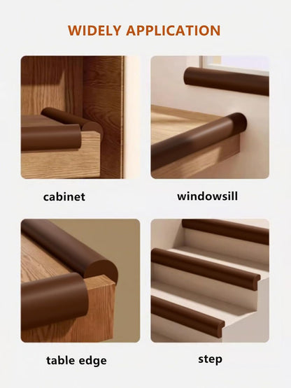 16.4FT L-Shape Baby Corner Protector Guards, Pre-Taped, 0.47''Thick | Edge Safety Bumpers for Furniture & Sharp Table Corners, with 10 Corners, Waterproof Soft Foam Adhesive Guard Cushion, White