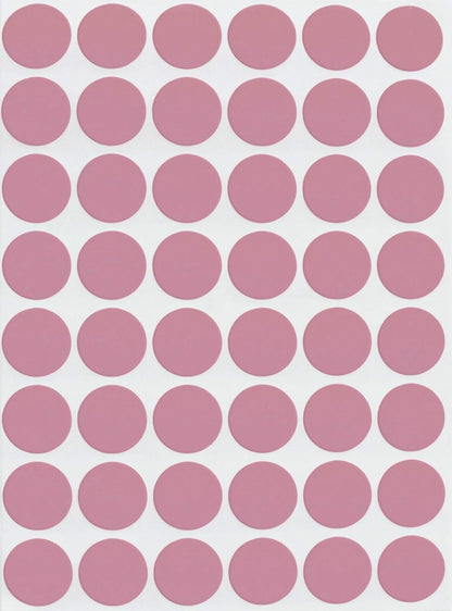 Royal Green Dot Sticker 11/16" Inch (17mm) Colored Labels in Purple - 2400 Pack - Colors B