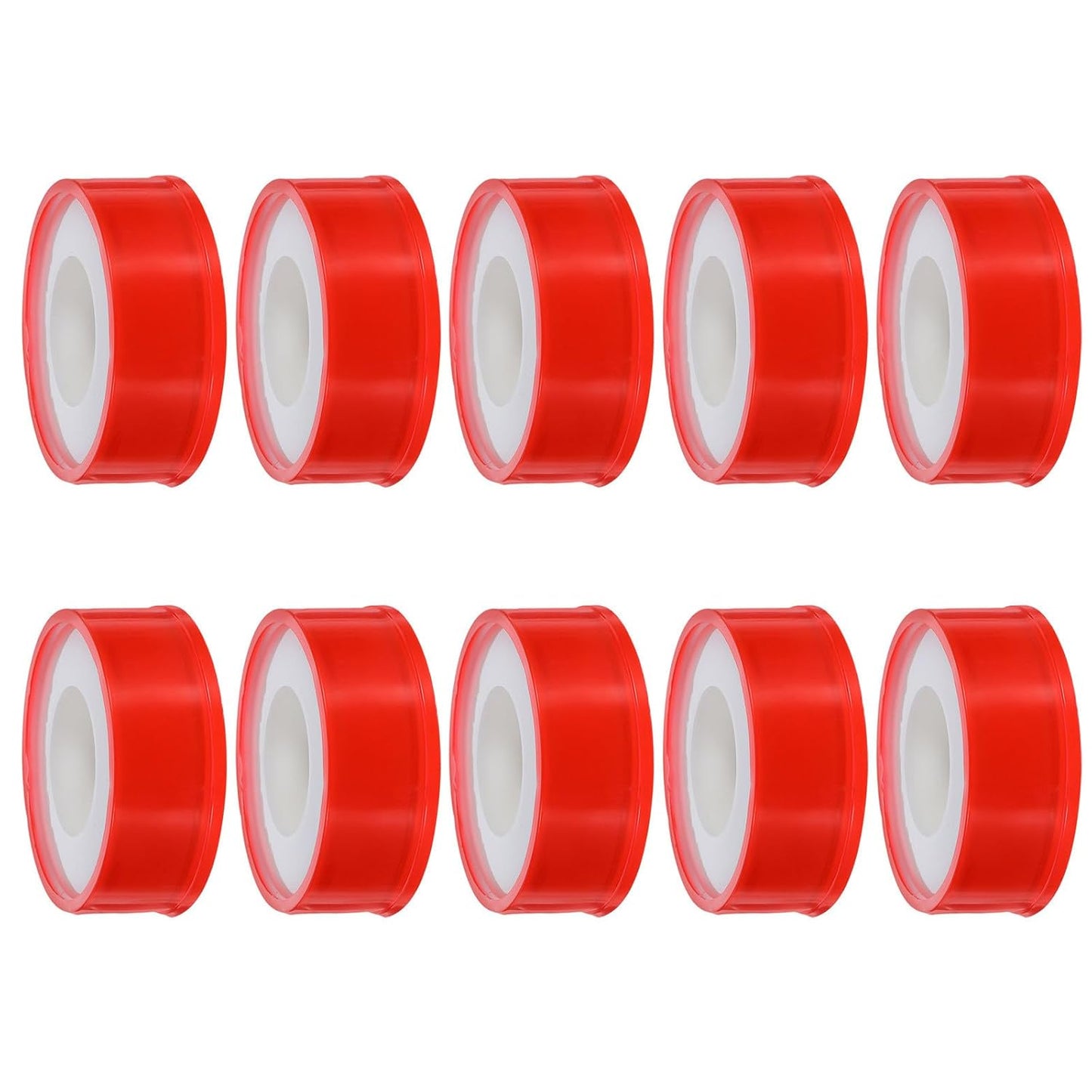 ABOOFAN 10roll PTFE Waterproof Pipe Tape for Plumbing, Heavy Duty Thread Seal Tape Durability and Temperature Resistance, for Garden and Residential Applications, Leak Repair and Pipe