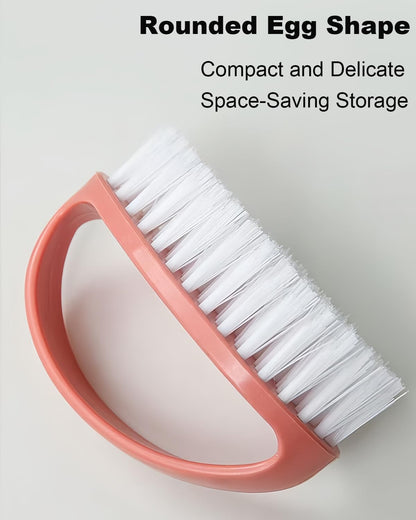 Small Scrub Brush for Cleaning - 4 Pack Scrubbing Brushes with Stiff Nylon Bristles Heavy Duty Cleaning Brush Multi-Purpose Scrub Brushes for Household Cleaning-Small Size