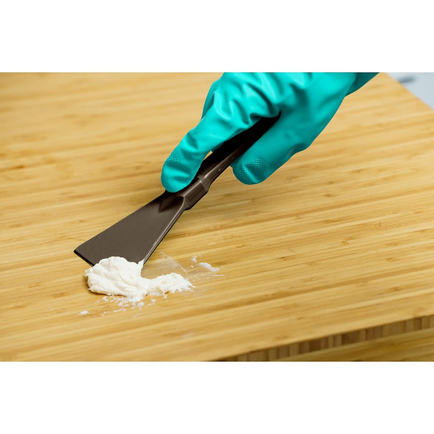SPARTA Polypropylene Scraper Tool Food Safe Scraper for Removing Caked-On Residue in Commercial Kitchens, Plastic, 7.82 x 3 Inches, White