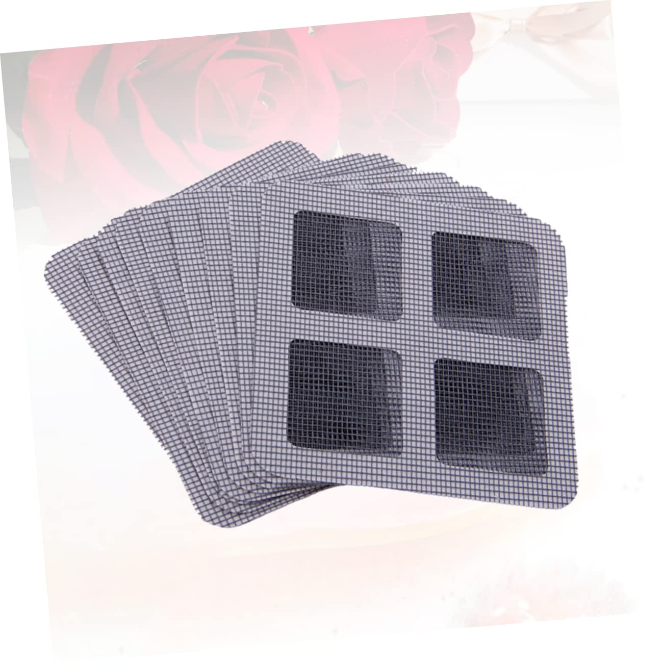 VILLCASE 21Pcs Self Adhesive Window Screen Repair Patch Kit Durable Net Stickers for Screens Doors Tents and Pools Easy Installation No Tools Required