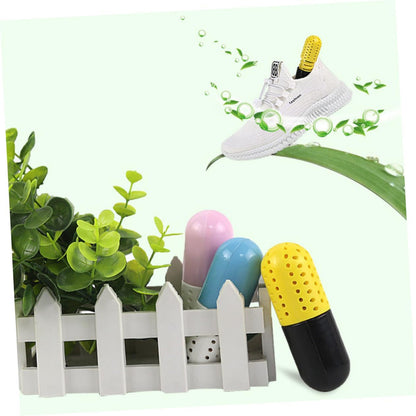 FOMIYES 3pcs Capsule Shaped for Sneakers Leather Shoes Breathable Design for Freshness Dryness Shoe Cabinets and Closets