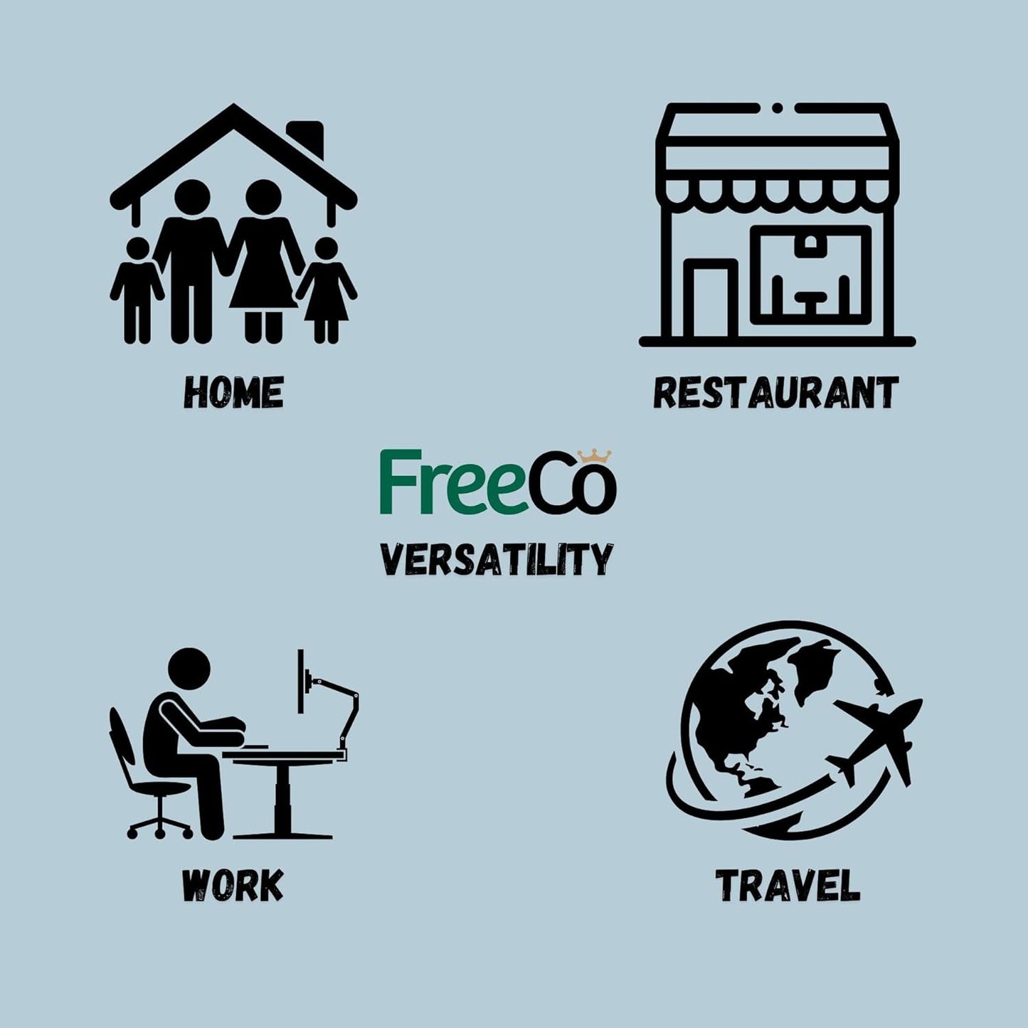 Freeco Before-you-go Toilet Spray | Stops odor Before it Begins with Essential Oils | Ideal for Home, Office, Public Spaces & Travel | 2 fl oz (1 Bottle), Original Citrus Scent