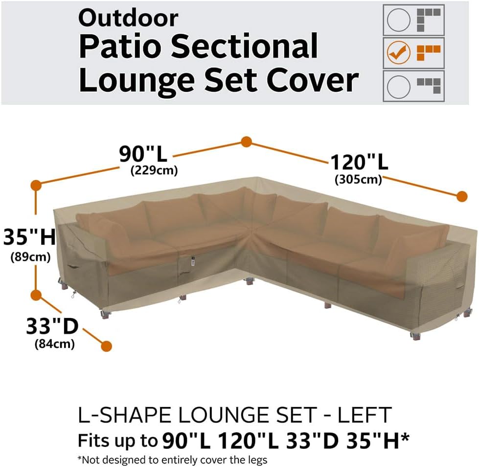 Patio Deck Box Cover, 63x30 Inch Fire Pit Covers with Straps and Handles, Waterproof Heavy Duty Outdoor Furniture Winter Cover for Keter, Suncast, Lifetime Container