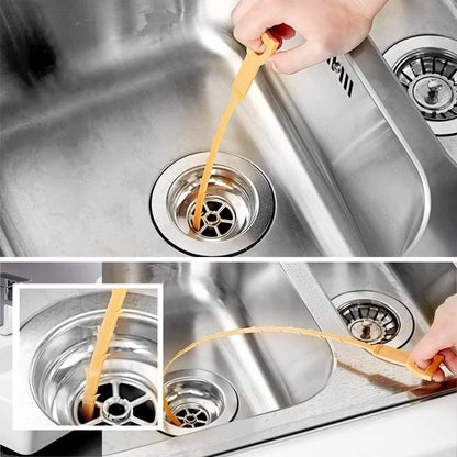 Drain Cleaning Tool Set, 79" Extra-Long Drain Clog Remover, (6pcs) 25" Hair Drain Snakes, (2pcs) 25" Cleaning Brushes for Sink, Tub, Toilet & Sewer, (9-Pieces Tool Set)
