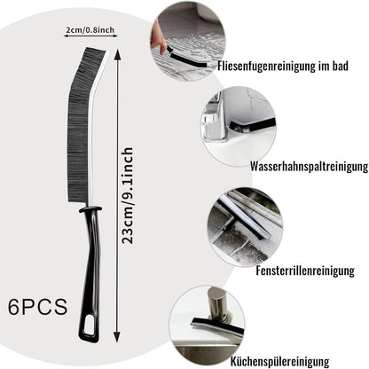 18Pcs Crevice Gap Cleaning Brush,Door Window Track Groove Corner Crevice Cleaning Brushes for Cleaning Window Grooves, Bathroom, Toilet Corner, Kitchen, Faucet, Sink