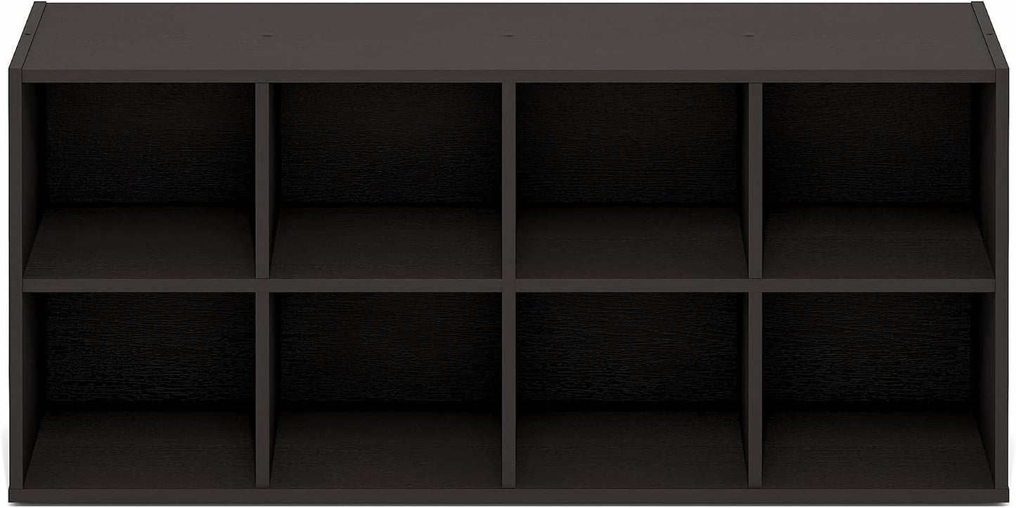 Furinno FANO Shoe Rack, 24-Inch Width 2-Tier Shoe Organizer, Stackable Shoes Storage, 11.7 x 24.2 x 11.7, for Closet Entryway, Office, Garage, Amber Pine