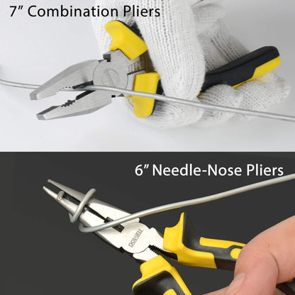 12 Pieces Portable Homeowner Tool Set, General Household Small Hand Tool Kit, Repair Hand Tool Kit, For Home Or Car& More
