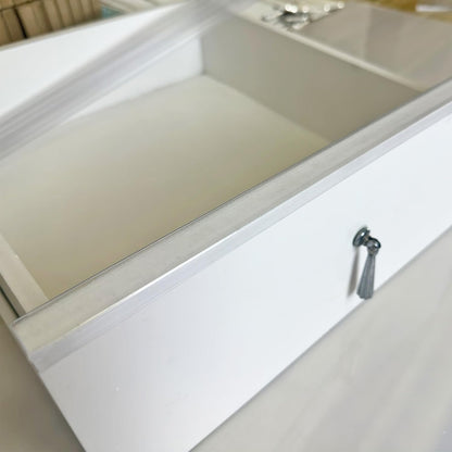 6 PCS Cabinet Door Edge Protector for 3/4 in Thick Door Edge, Clear Slip-On Guard for Kitchen Drawers and Shelves